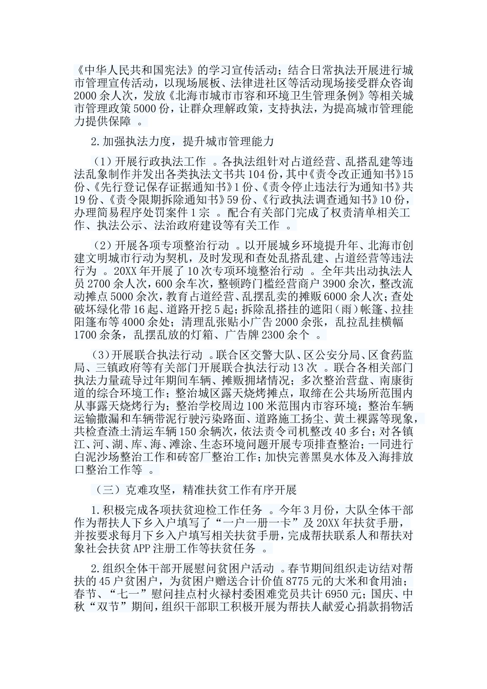 总结5篇城管执法大队工作总结.doc_第2页