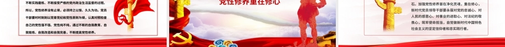 锤炼党性修养做新时代优秀党员干部PPT培训课件（带内容）.pptx