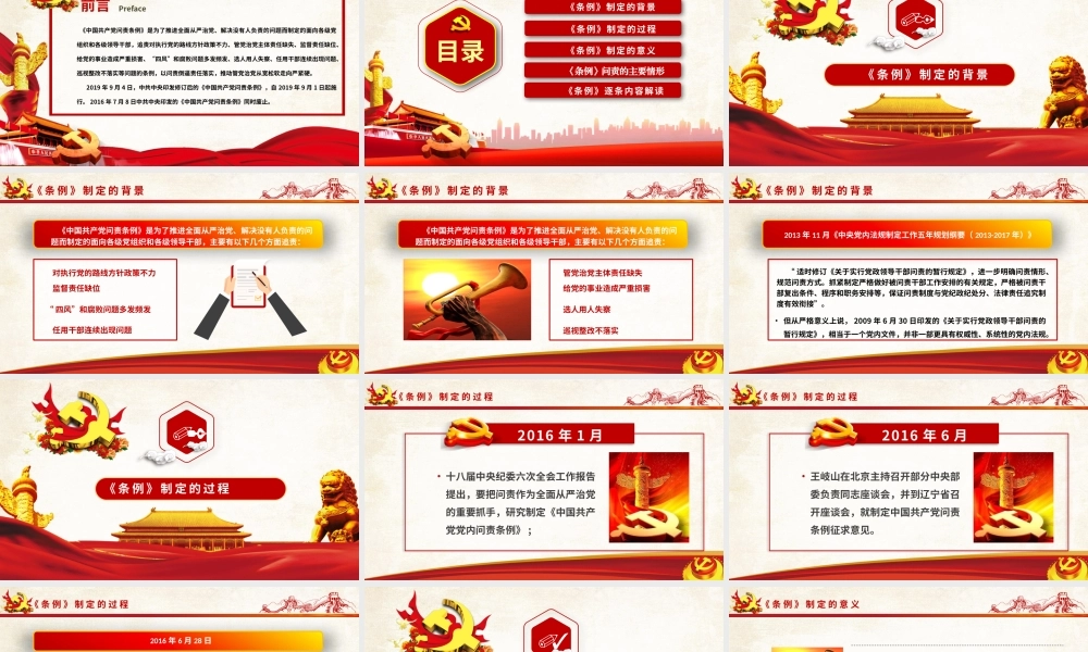 学习解读中国共产党问责条例PPT培训课件（带内容）.pptx