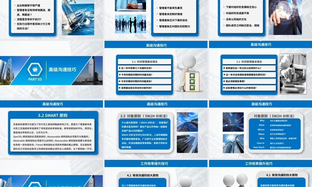 工作效率与能力提升课程员工培训PPT课件（带内容）.pptx