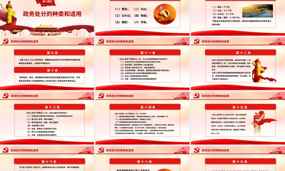 中华人民共和国公职人员政务处分法全文解读PPT培训课件（带内容）.pptx