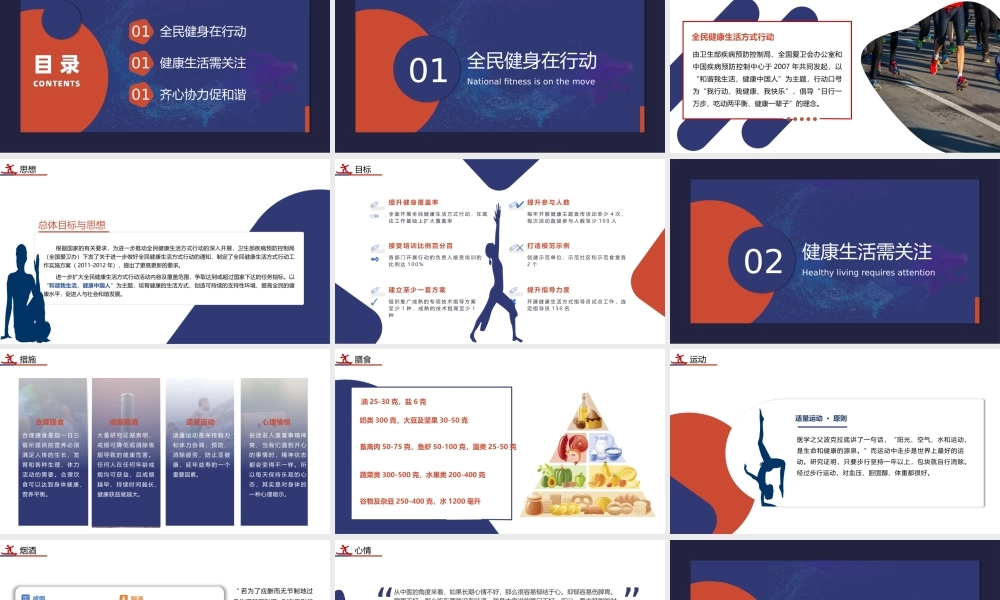 全民健身我运动我快乐主题宣传教育培训PPT课件（带内容）.pptx
