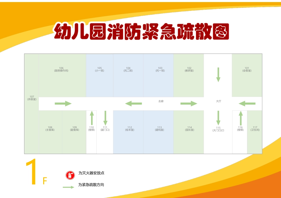 幼儿园消防应急疏散图.docx_第1页