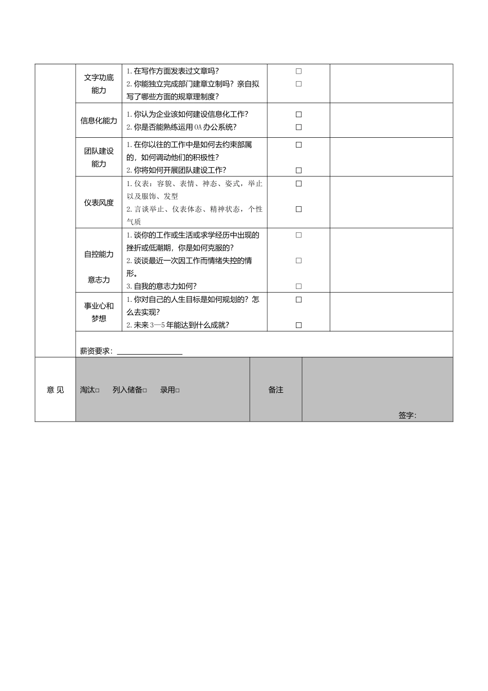 高层人员面试测评表.docx_第2页
