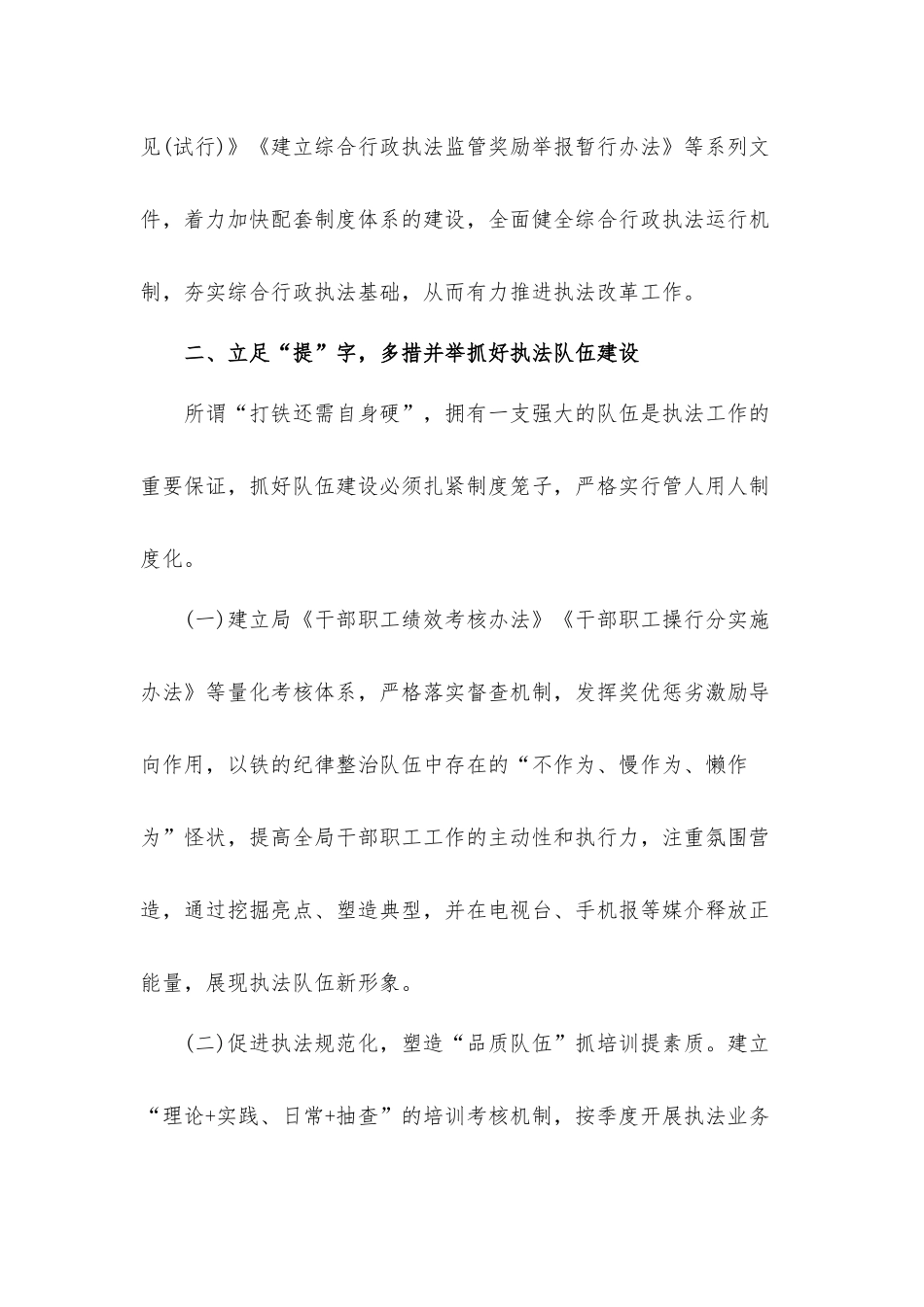 2021年度综合行政执法汇报工作计划.docx_第2页