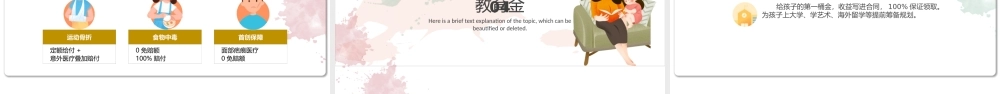 少儿成长教育有规划保险险种培训PPT课件（带内容）.pptx