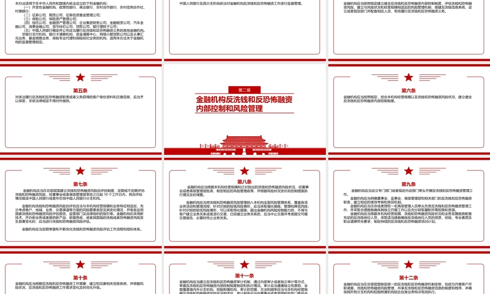 2021《金融机构反洗钱和反恐怖融资监督管理办法》全文学习PPT课件（带内容）.pptx