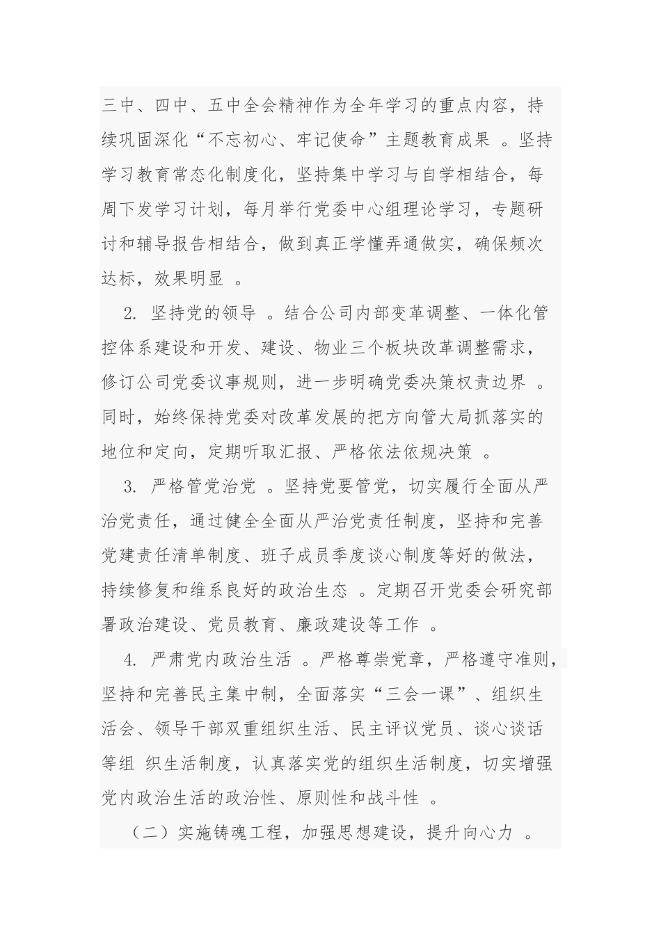 （工作参考3篇国企集团公司党委2021年党建工作计划要点范文.docx_第2页