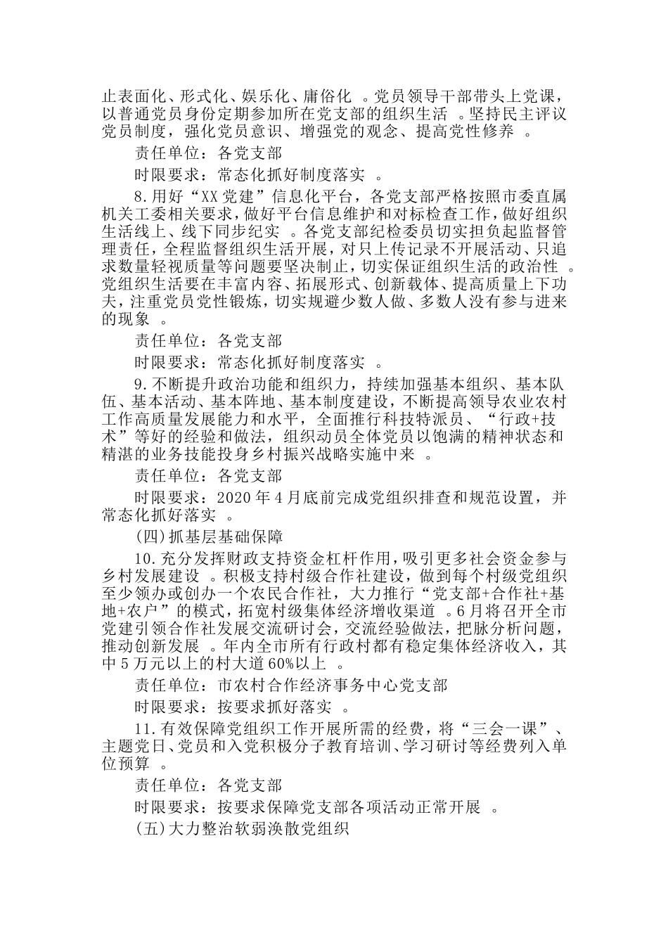 （工作参考2020加强基层党组织建设“四抓两整治”实施方案.doc_第3页