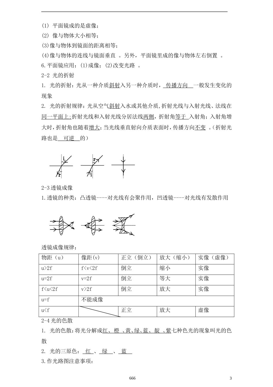 （工作参考最新沪教版初中八年级物理知识点考点总结.doc_第3页