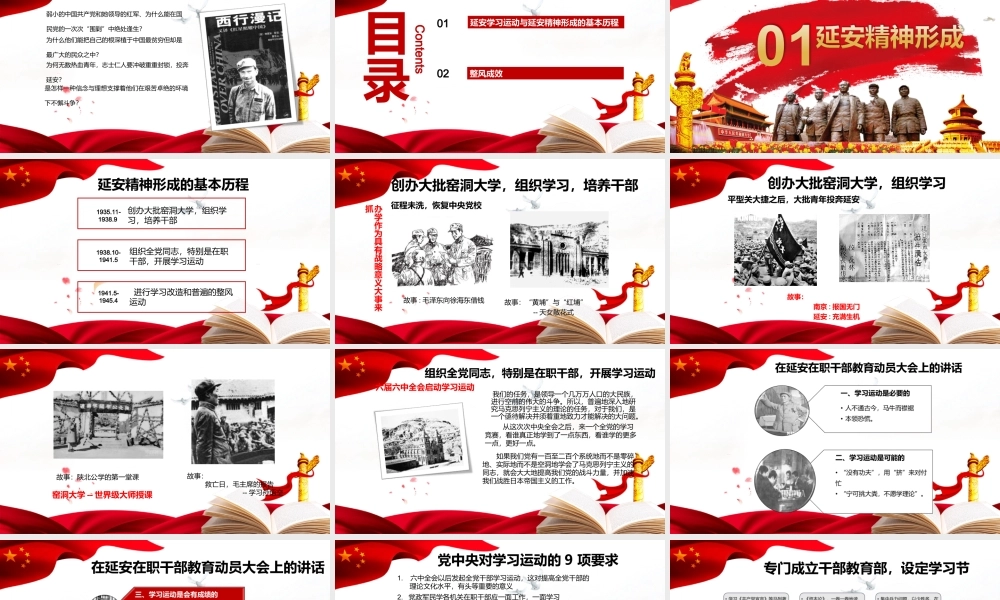 党史学习教育党课课件PPT：延安精神.ppt