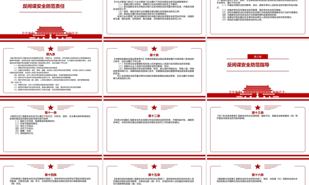 2021《反间谍安全防范工作规定》全文学习PPT课件（带内容）.pptx