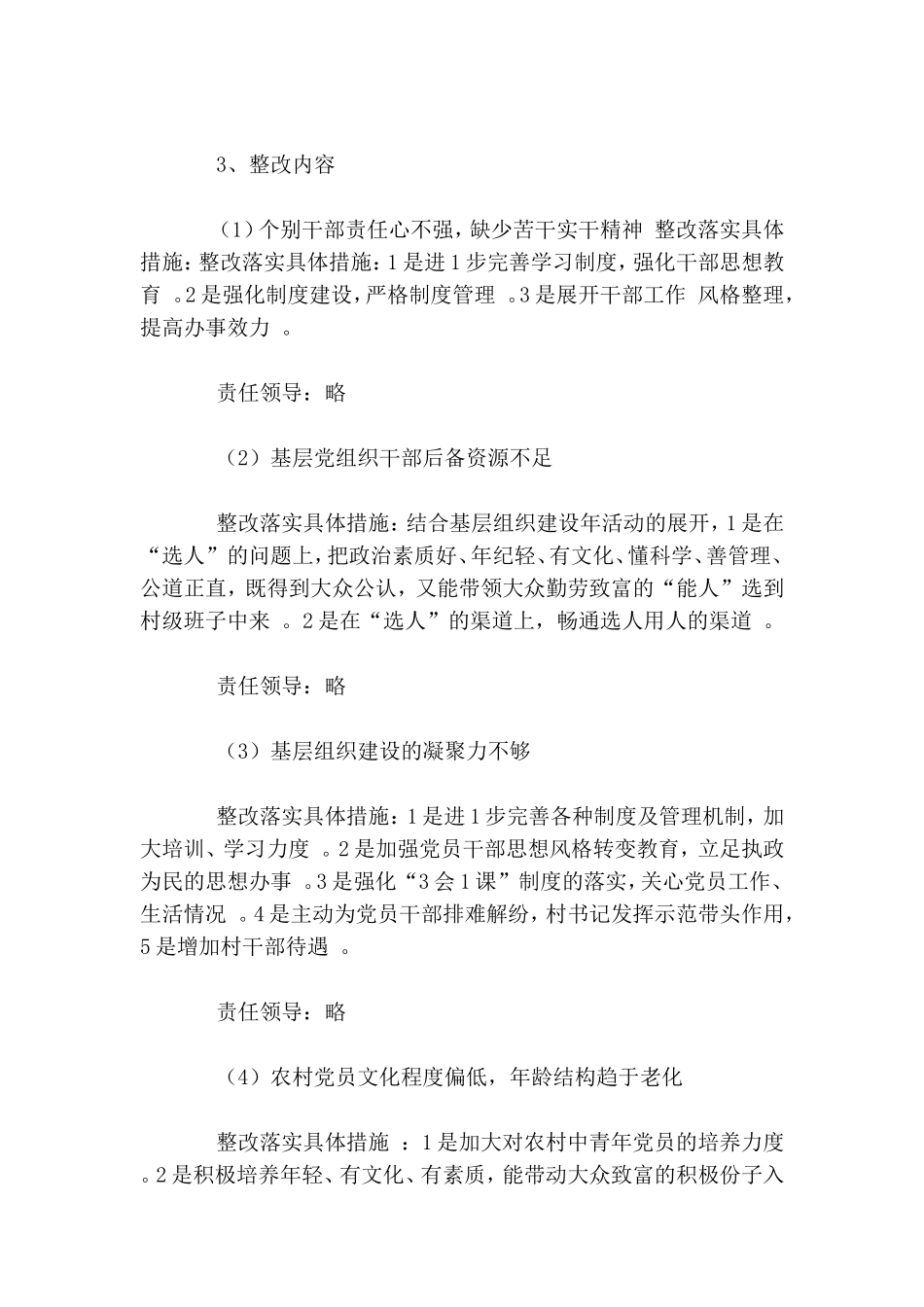 实用村党总支基层组织建设整改落实方案.doc_第2页