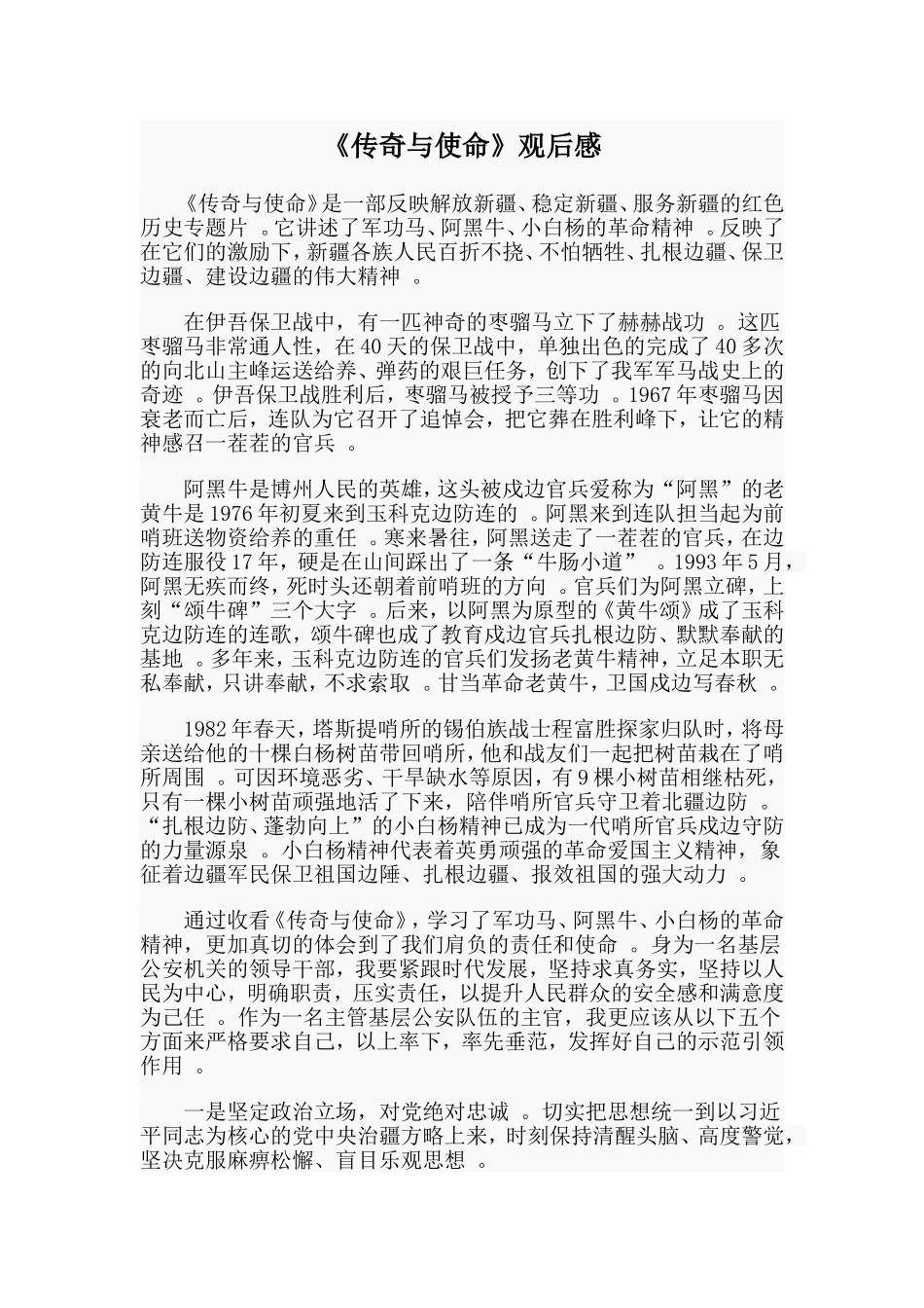 实用传奇与使命观后感.doc_第1页