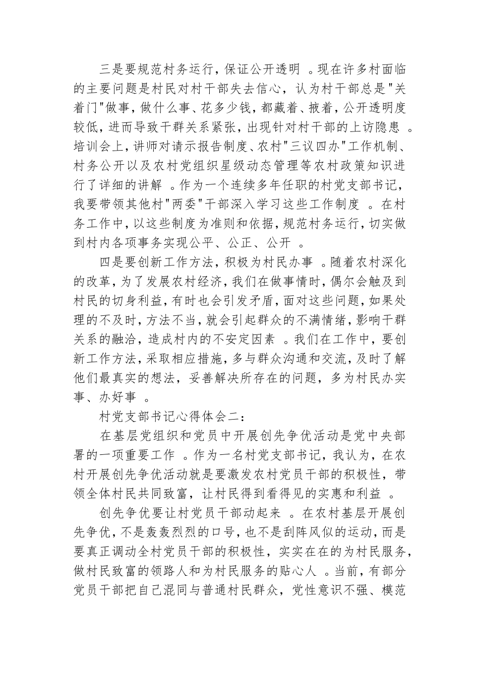 实用村党支部书记心得体会.doc_第2页