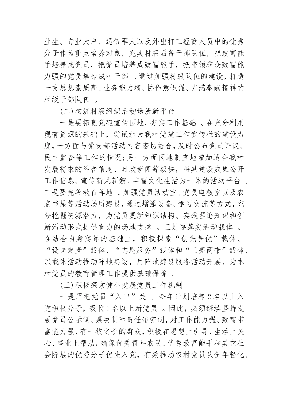 实用村级年度党建工作计划.doc_第2页