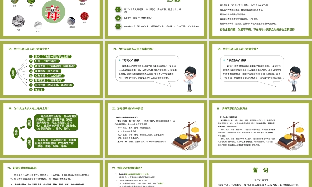 珍爱生命远离毒品禁毒宣传主题班会PPT课件（带内容）3.pptx