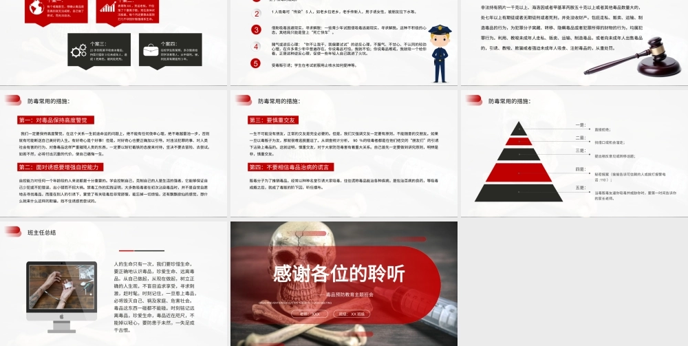 珍爱生命远离毒品禁毒宣传主题班会PPT课件（带内容）5.pptx