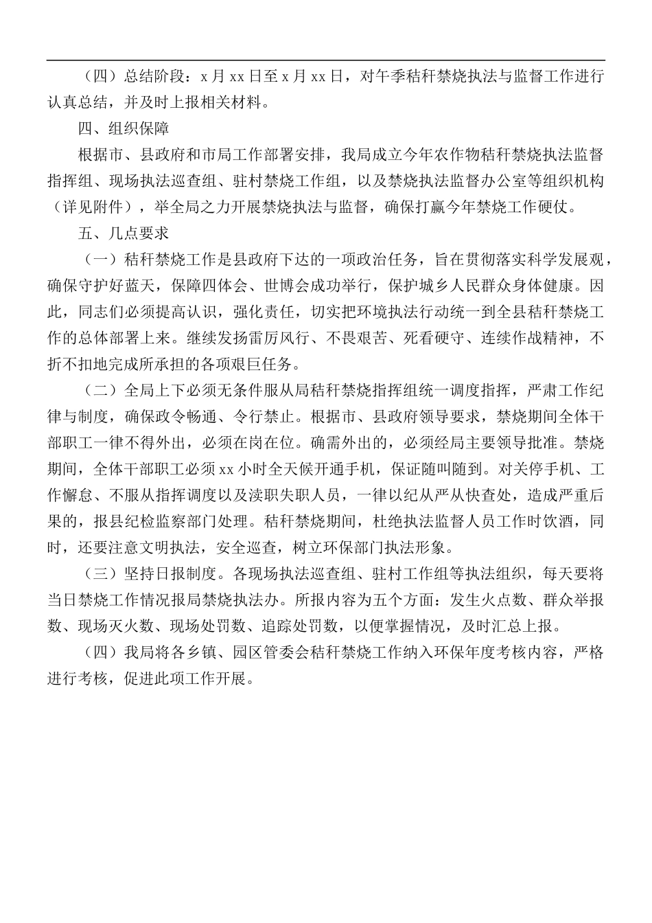 2021年农作物秸秆禁烧执法监督工作实施方案.docx_第2页