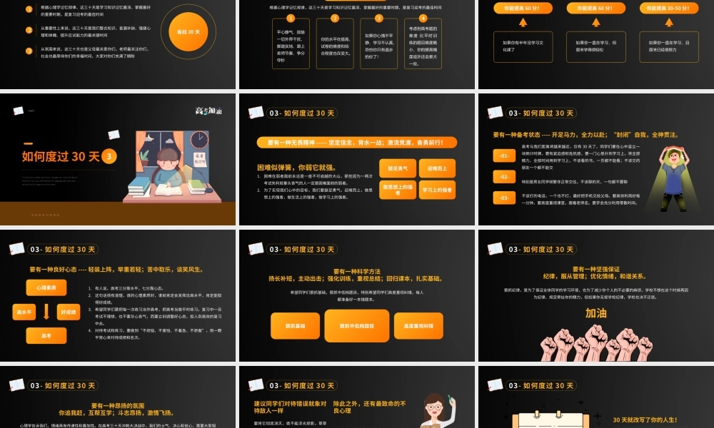 2021年高考倒计时如何调整心态PPT模版下载.pptx