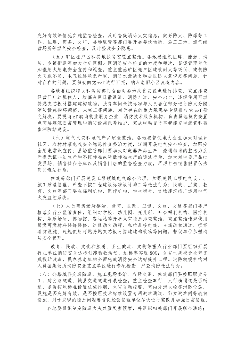 2021年重点领域消防安全整治方案.docx_第3页