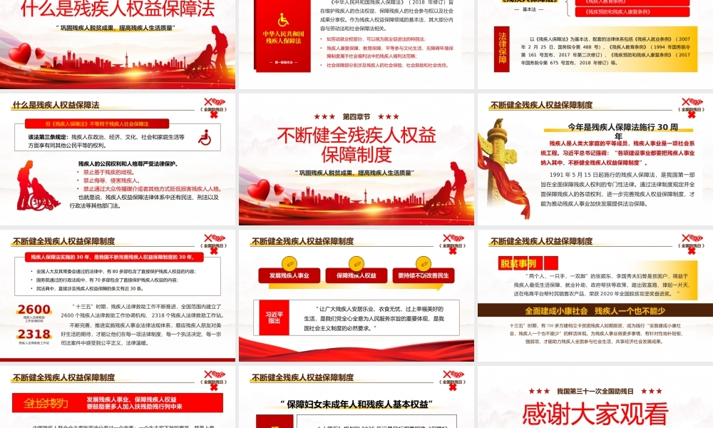 与爱同行为爱集结我国第三十一次全国助残日宣传教育PPT课件（带内容）.pptx