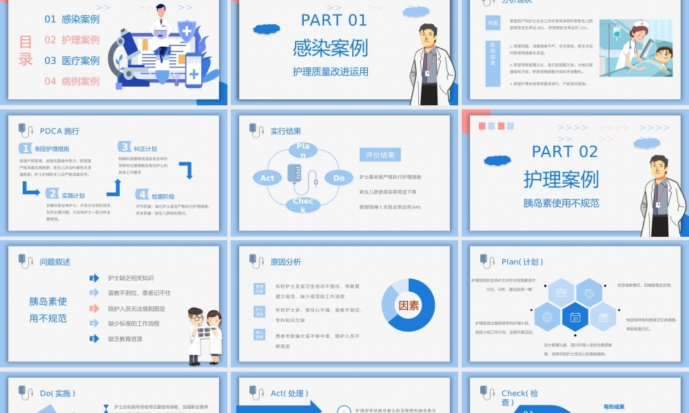 工作方法培训质量管理PDCA案例计划执行PPT模板下载.pptx