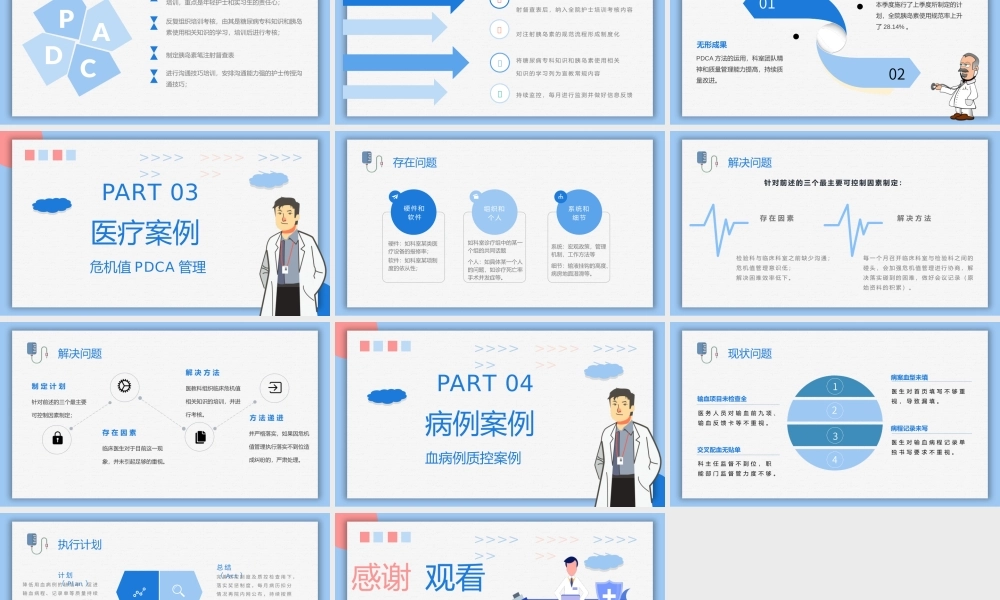 工作方法培训质量管理PDCA案例计划执行PPT模板下载.pptx