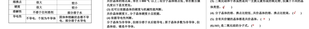 3.2.2共价晶体- 高二化学同步优选备课课件（人教版2019选择性必修2）.pptx