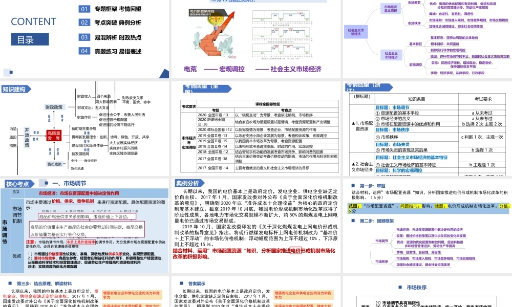 解密06 市场配置资源与宏观调控（精品课件）-【高频考点解密】 高考政治二轮复习讲义+分层训练（浙江专用）.pptx