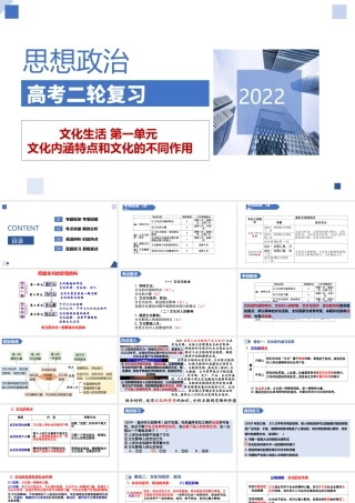 解密14 文化的内涵特点与文化的不同作用（精品课件）-【高频考点解密】 高考政治二轮复习讲义+分层训练（浙江专用）.pptx