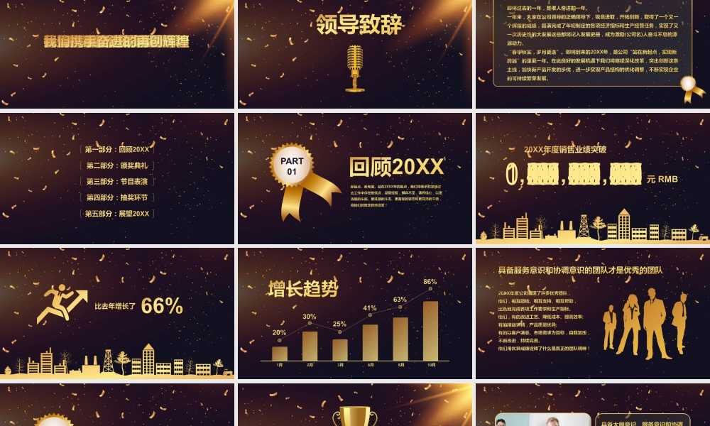 企业年会暨颁奖晚会PPT模板.ppt
