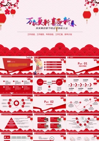 喜迎新春企业年会PPT模板.ppt