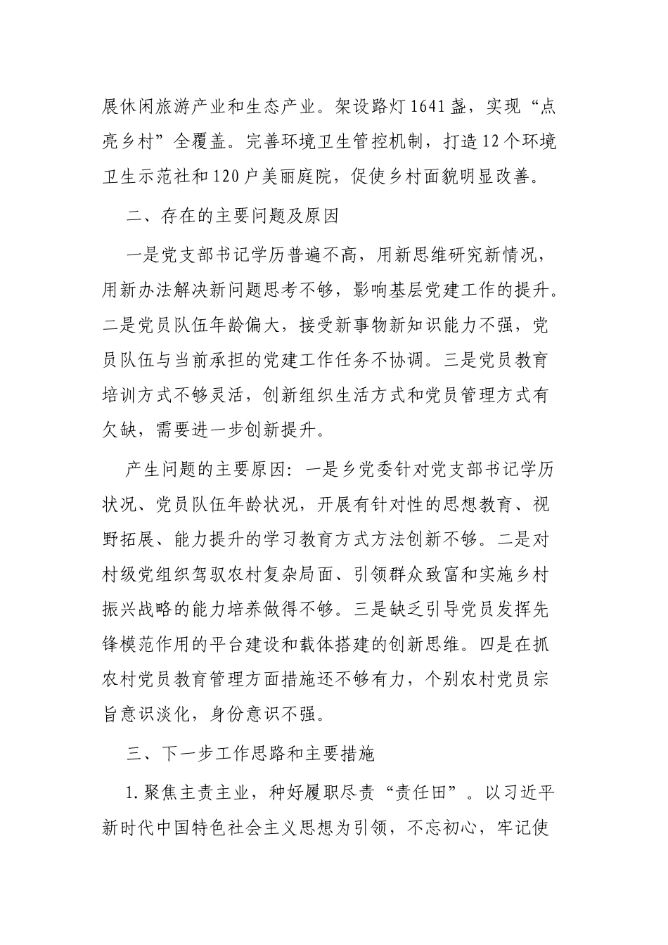 2019年度党建述职报告3篇仅供参考.docx_第3页