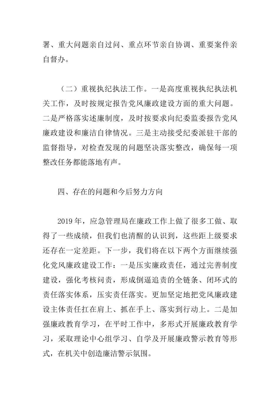 2019年应急管理局领导班子述职述廉报告.docx_第3页
