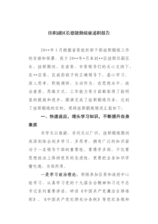 挂职副区长德能勤绩廉述职报告.docx