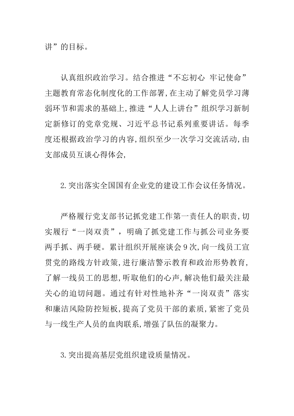 2019年党支部书记年终评议考核述职报告.docx_第3页