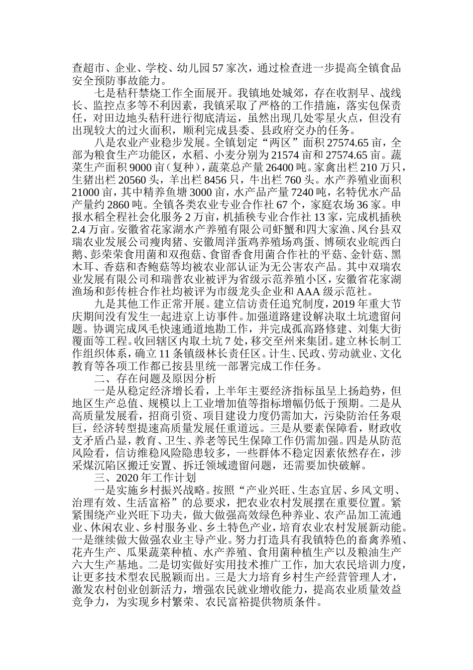 2019年工作总结及2020年工作计划（各行各业）.doc_第3页