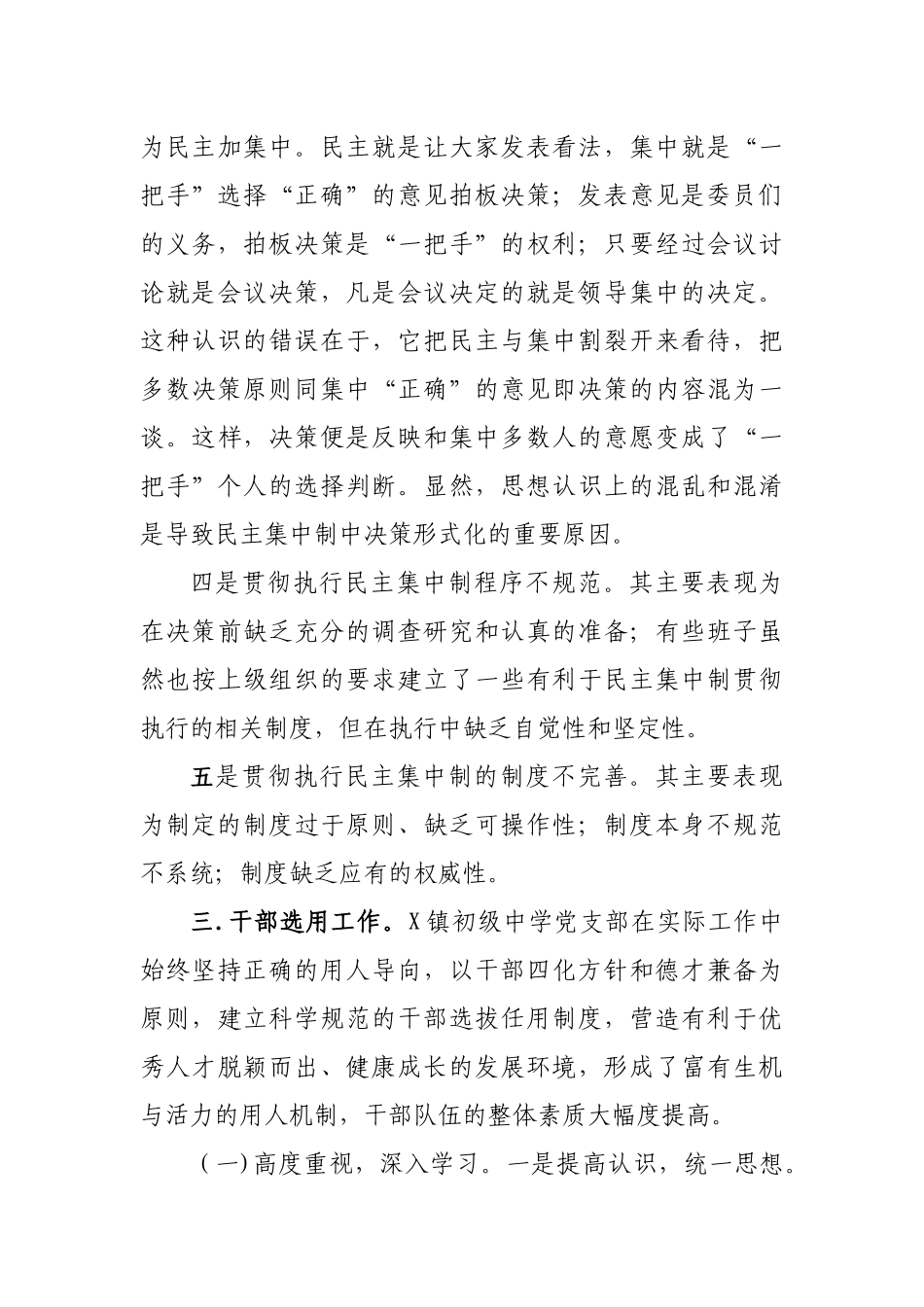 中学支部组织工作自查报告.docx_第3页