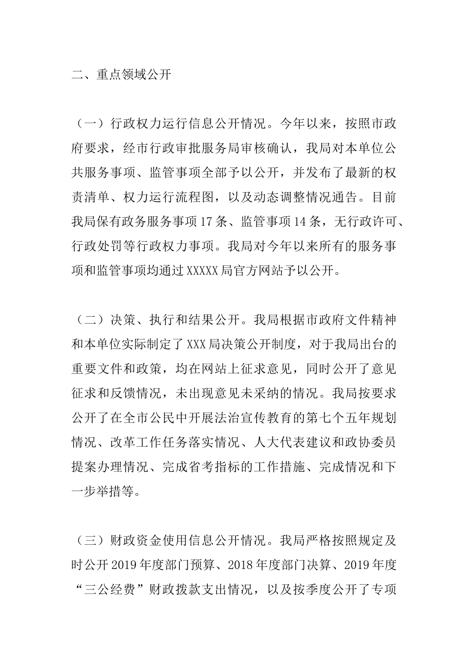 XX局政务公开工作总结.docx_第3页