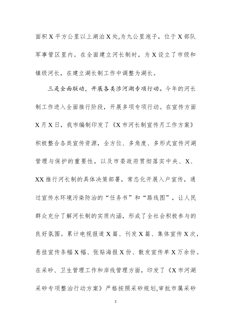 2019年河湖长制工作总结.docx_第2页