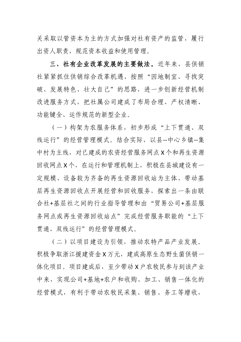 供销社社有企业发展情况调研报告.docx_第3页