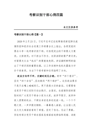 考察识别干部心得四篇.docx