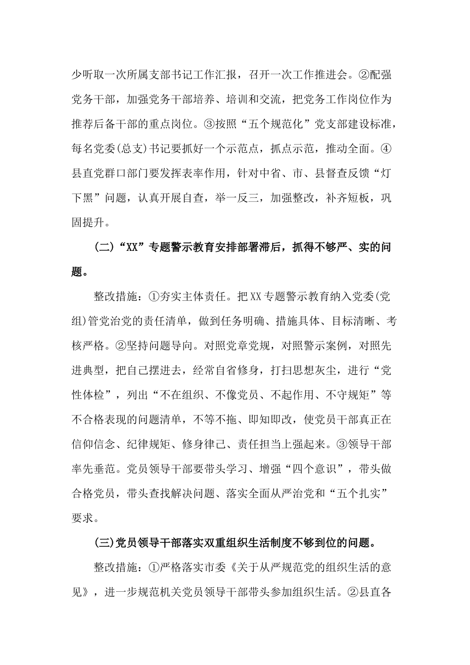 党建反馈问题整改工作方案(仅供参考).docx_第2页