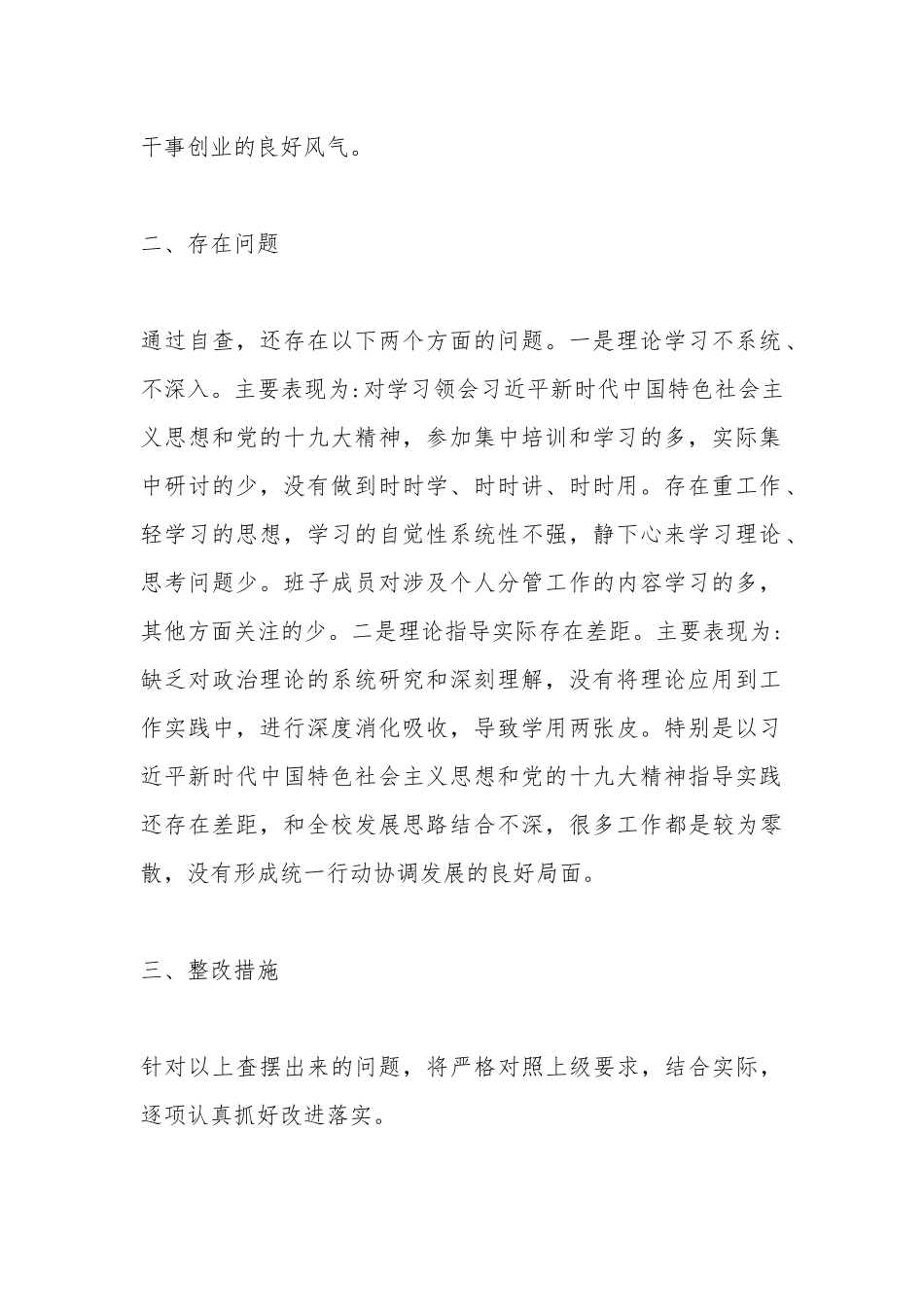 学校开展专项行动工作自查报告.docx_第2页