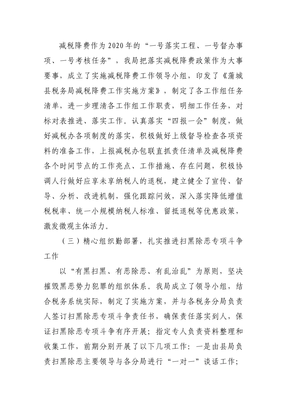 税务局2020年上半年工作总结和下半年工作计划.docx_第2页