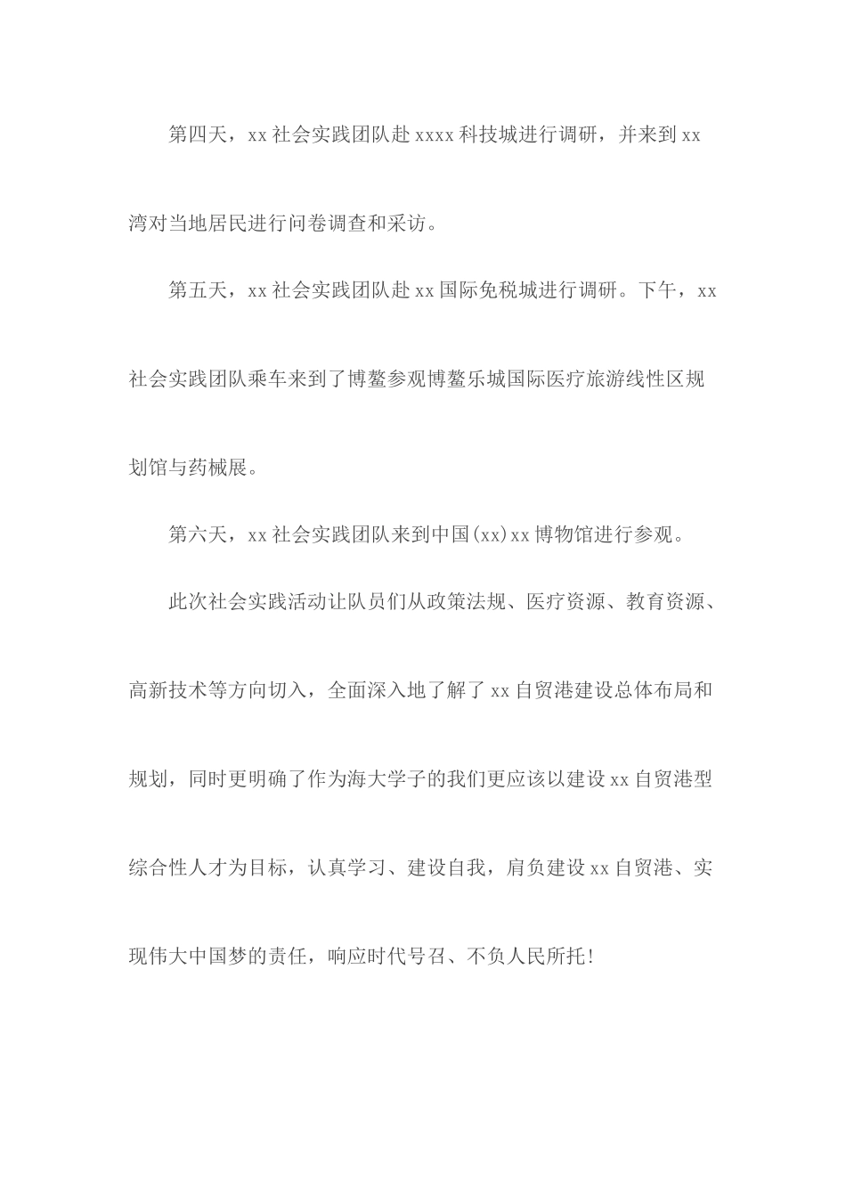 红心向党调研团社会实践团队实践总结.docx_第3页