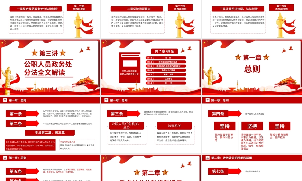 2020年中华人民共和国公职人员政务处罚PPT模板.pptx
