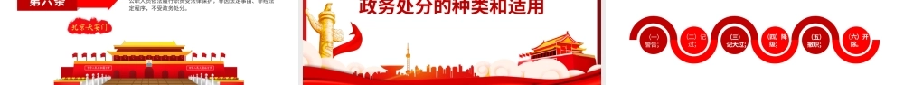 2020年中华人民共和国公职人员政务处罚PPT模板.pptx