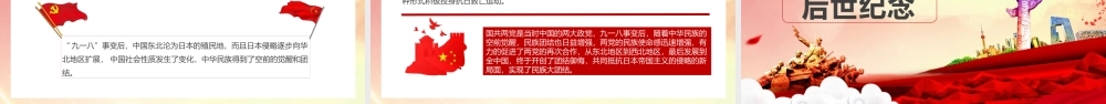 勿忘国耻九一八纪念PPT模板.pptx